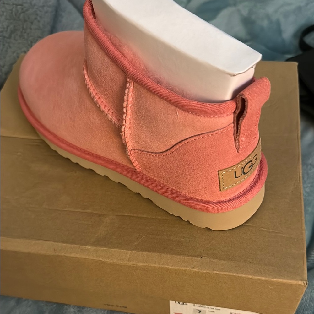 UGG Coral Suede Ankle Boots